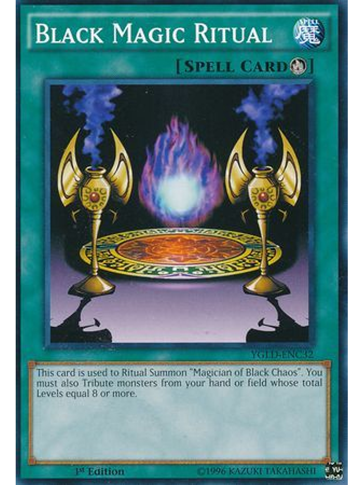Black Magic Ritual - YGLD-ENC32 - Common 1st Edition 1