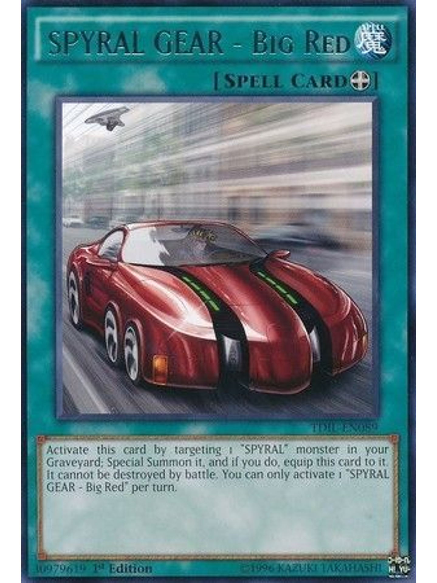 SPYRAL GEAR - Big Red - TDIL-EN089 - Rare 1st Edition 1