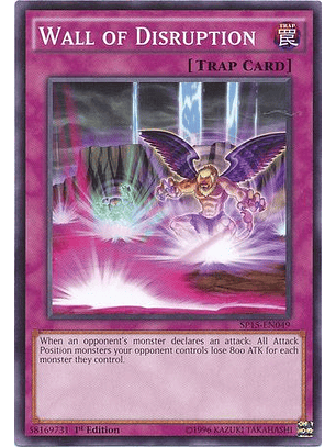 Wall of Disruption - SP15-EN049 - Common 1st Edition
