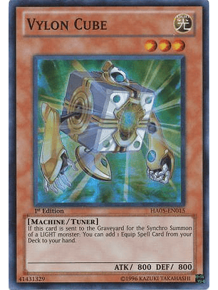 Vylon Cube - HA05-EN015 - Super Rare 1st Edition