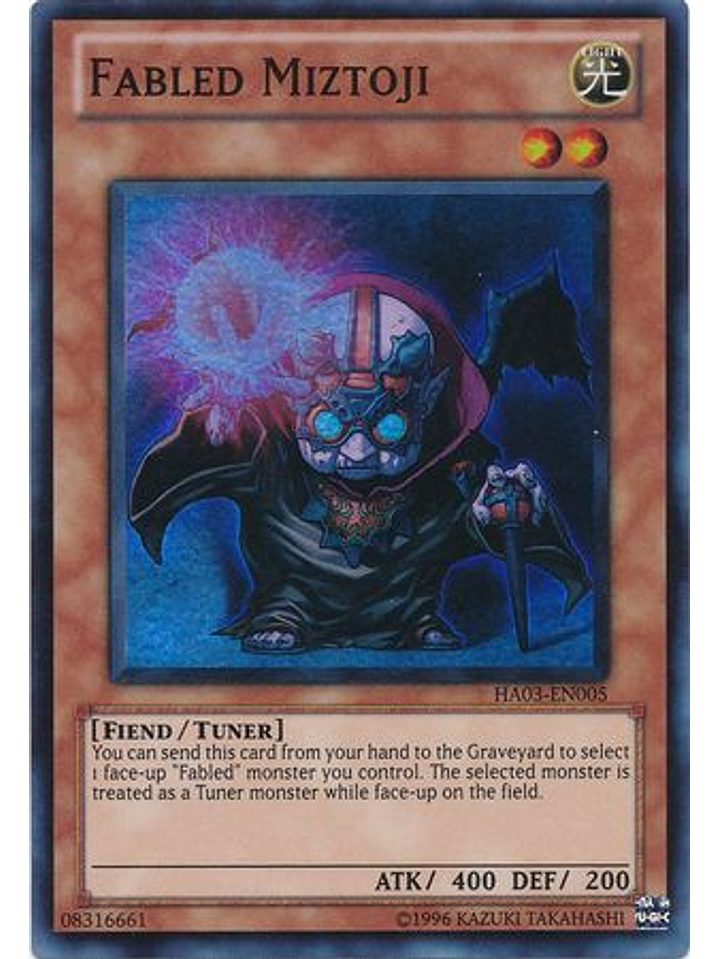 Fabled Miztoji - HA03-EN005 - Super Rare Unlimited 1