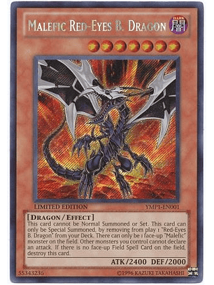 Malefic Red-Eyes B. Dragon - YMP1-EN001- Secret Rare