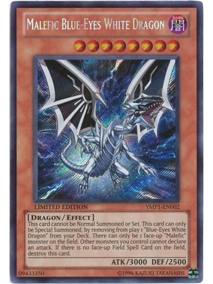 Malefic Blue-Eyes White Dragon - YMP1-EN002 - Secret Rare 1