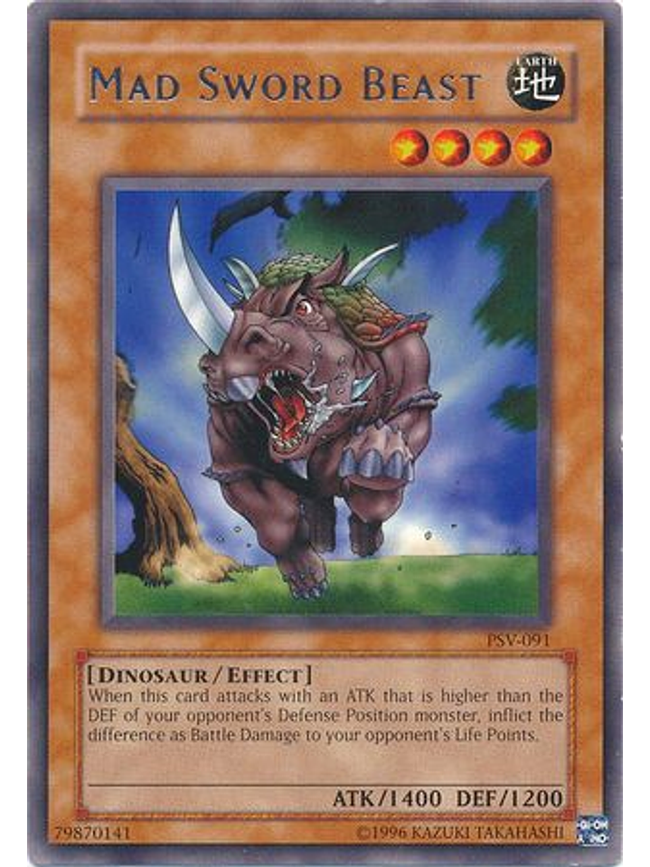 Mad Sword Beast - PSV-091 - Rare Unlimited 1