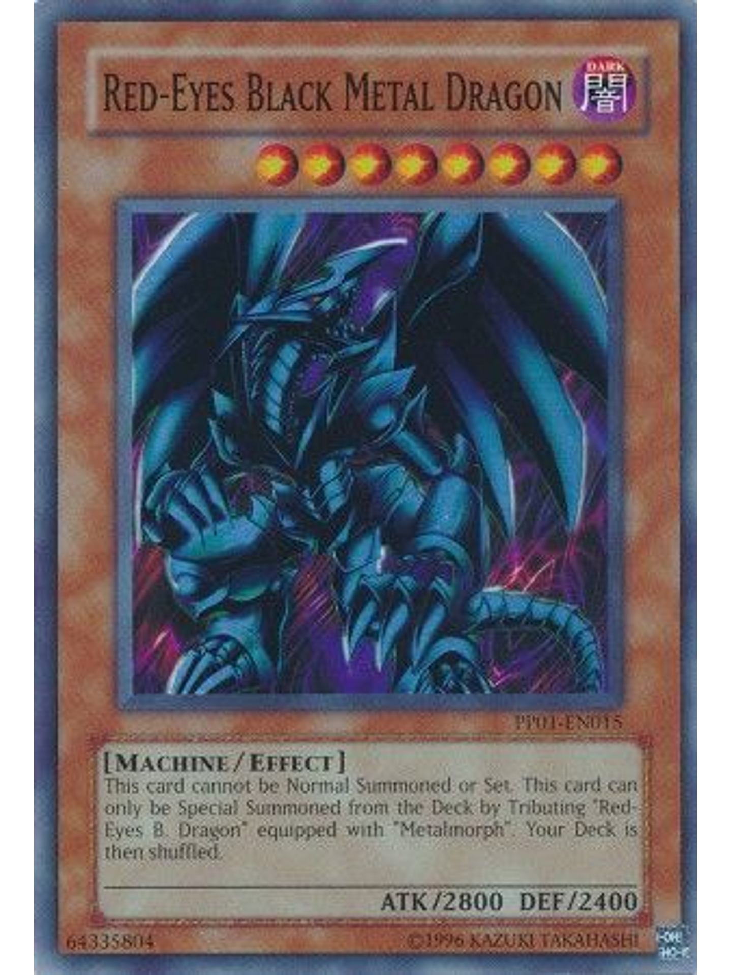 Red-Eyes Black Metal Dragon - PP01-EN015 - Super Rare 1