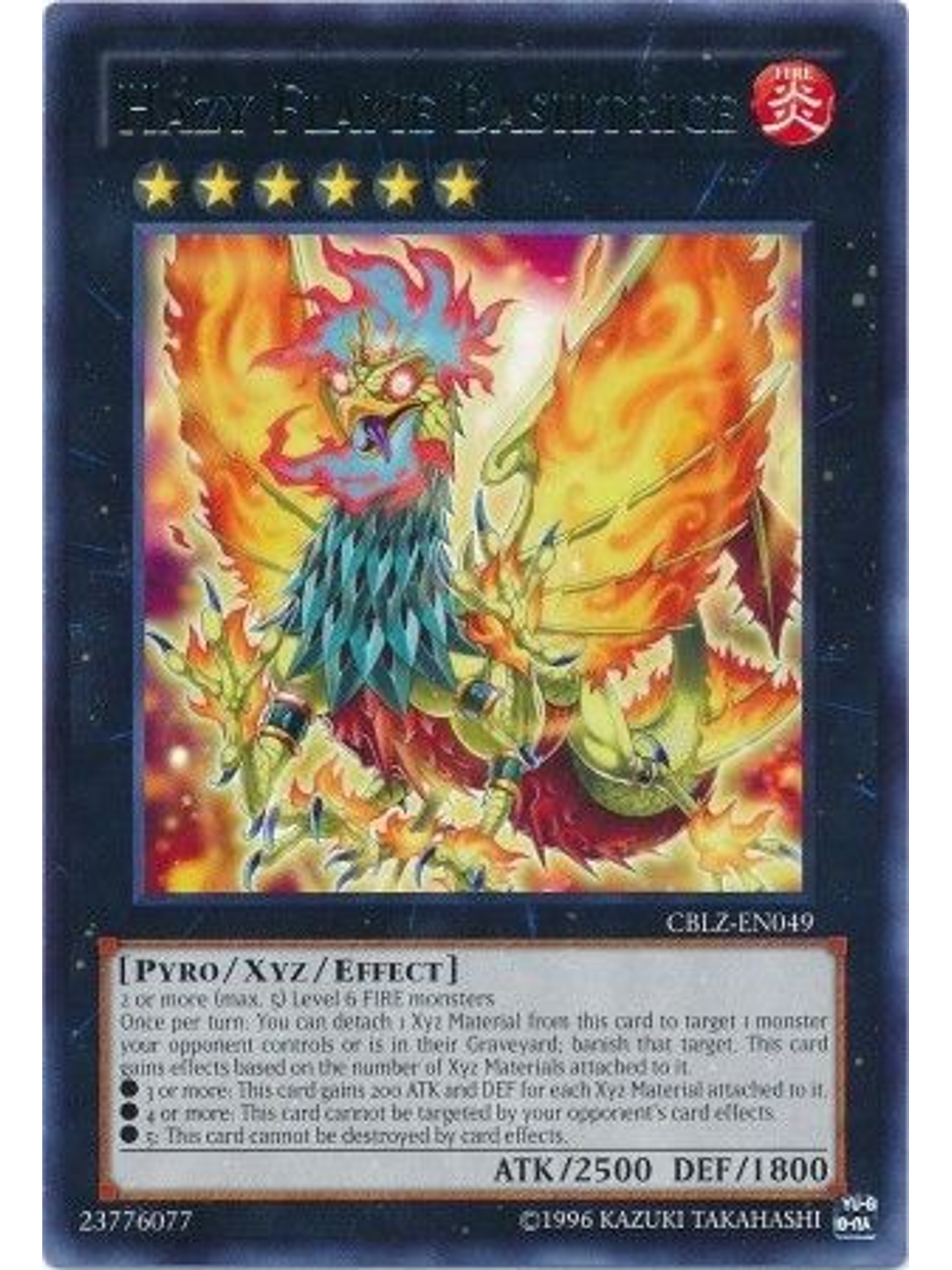 Hazy Flame Basiltrice - CBLZ-EN049 - Rare Unlimited 1