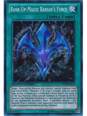 Rank-Up-Magic Barian's Force - CT10-EN015 - Super Rare