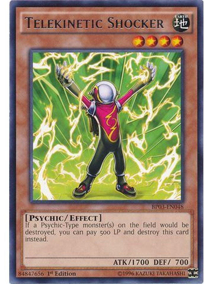 Telekinetic Shocker - BP03-EN048 - Rare 1st Edition 1