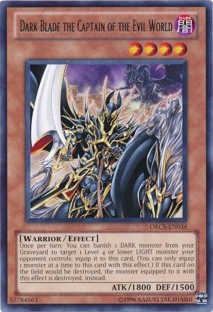 Dark Blade the Captain of the Evil World - ORCS-EN034 - Rare Unlimited