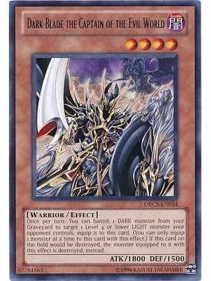 Dark Blade the Captain of the Evil World - ORCS-EN034 - Rare Unlimited