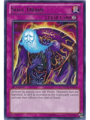 Soul Drain - REDU-EN078 - Rare 1st Edition