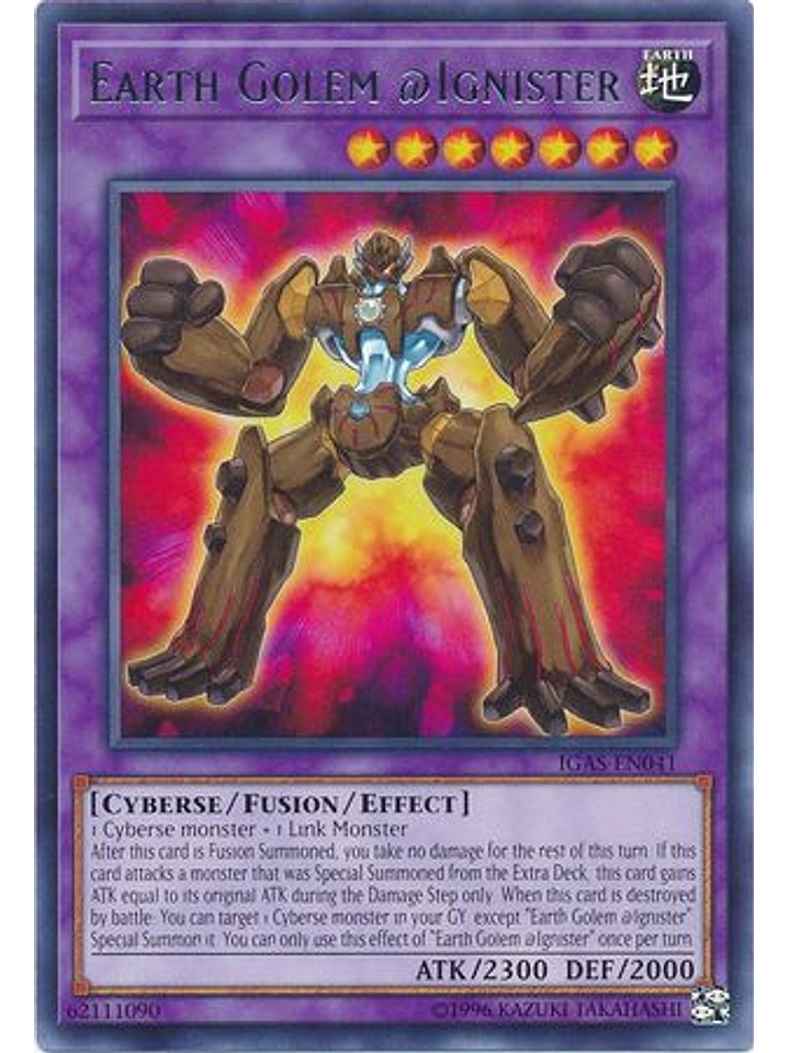 Earth Golem @Ignister - IGAS-EN041 - Rare Unlimited 1