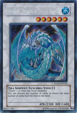 Brionac, Dragon of the Ice Barrier - HA01-EN022 - Secret Rare Unlimited