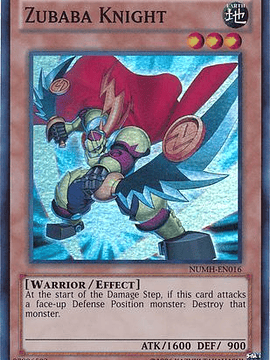 Zubaba Knight - NUMH-EN016 - Super Rare Unlimited