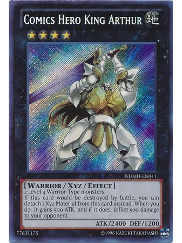 Comics Hero King Arthur - NUMH-EN041 - Secret Rare Unlimited 1