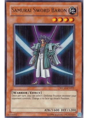 Samurai Sword Baron - WC10-EN001 - Ultra Rare