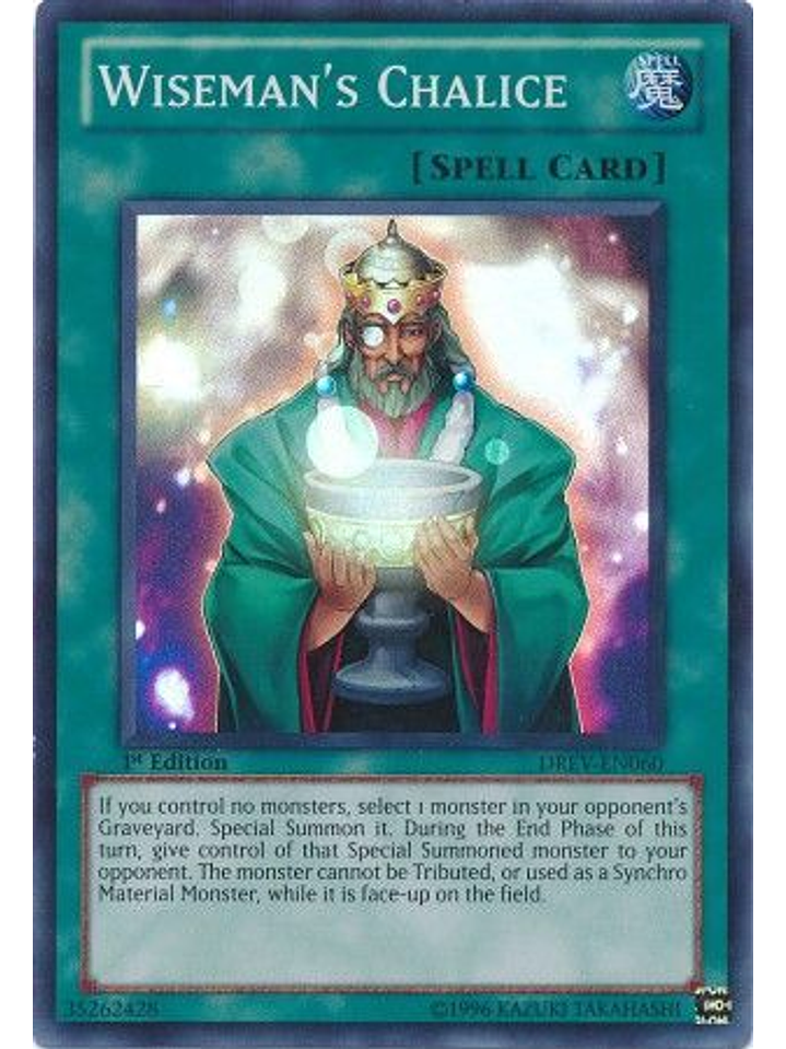 Wiseman's Chalice - DREV-EN060 - Super Rare 1st Edition 1