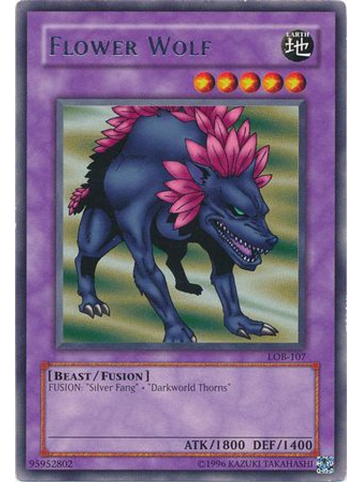 Flower Wolf - LOB-107 - Rare Unlimited 1