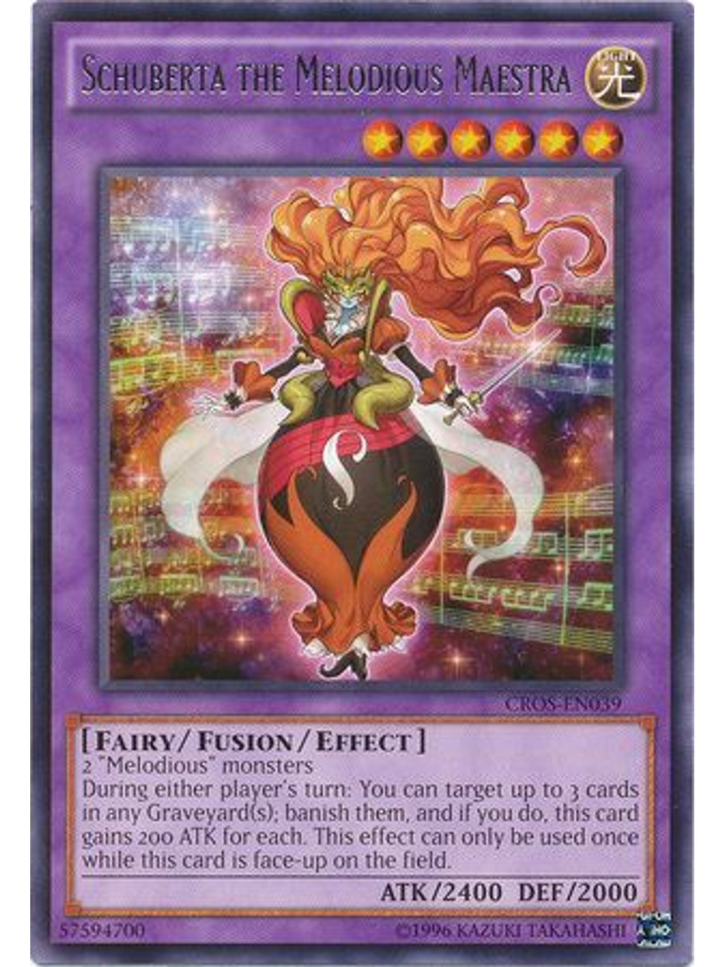 Schuberta the Melodious Maestra - CROS-EN039 - Rare Unlimited 1