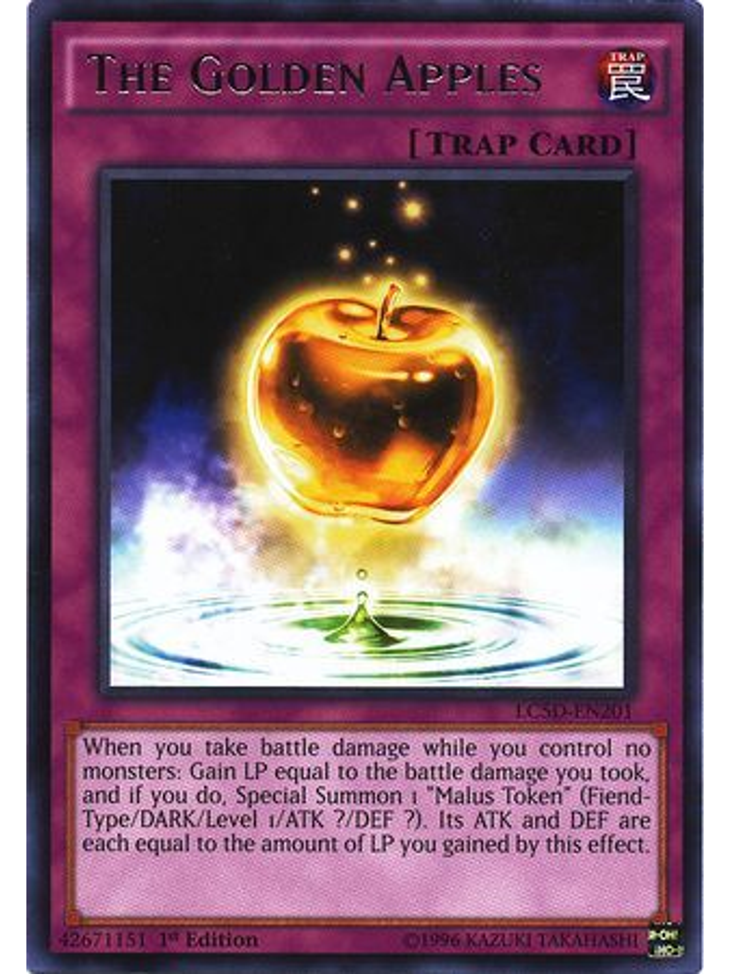 The Golden Apples - LC5D-EN201 - Rare 1st Edition 1