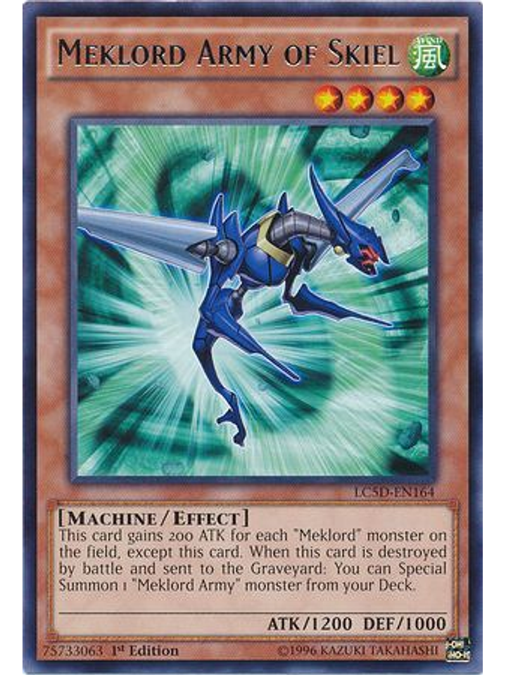 Meklord Army of Skiel - LC5D-EN164 - Rare 1st Edition 1