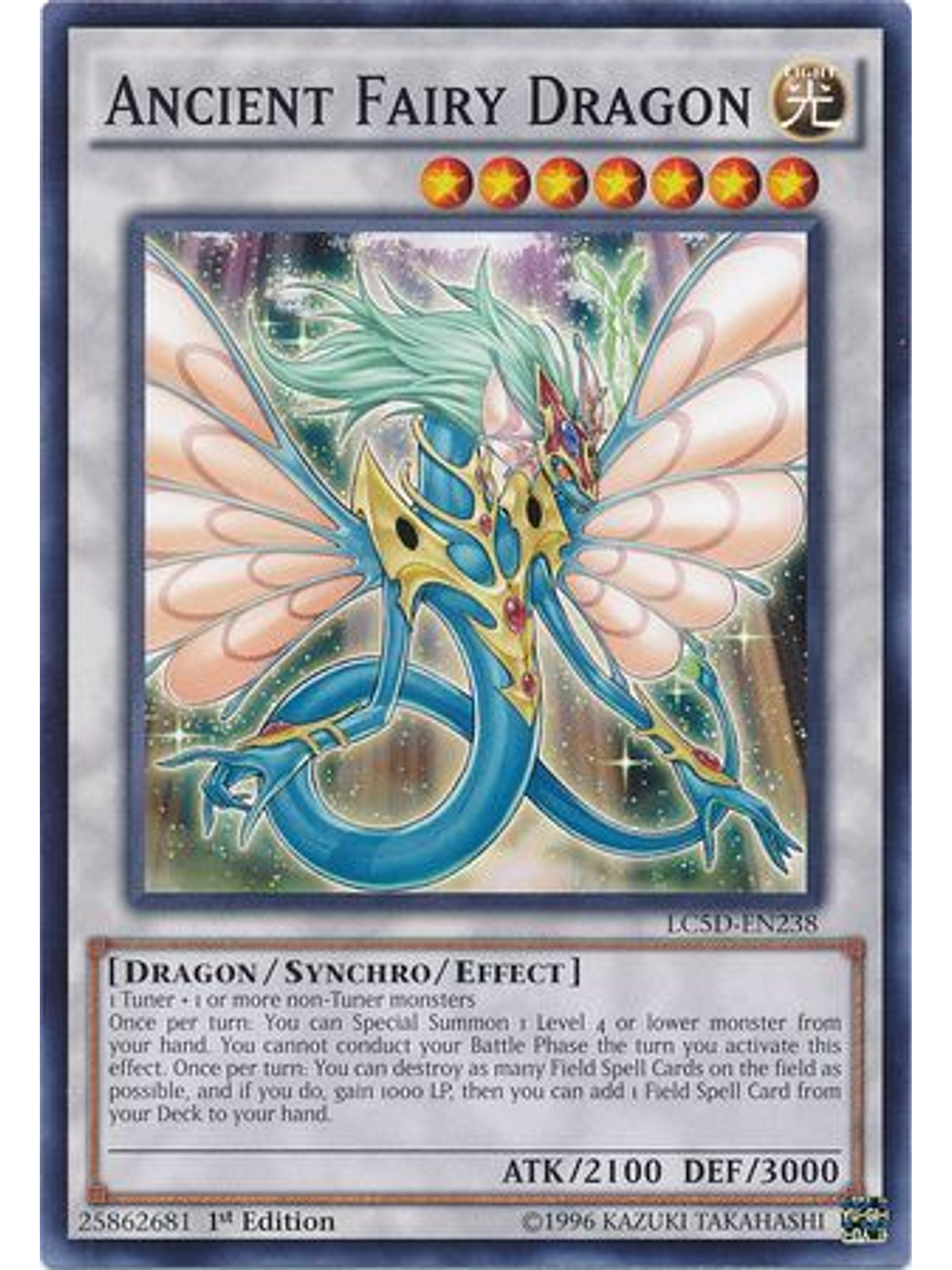 Ancient Fairy Dragon - LC5D-EN238 - Common 1st Edition 1