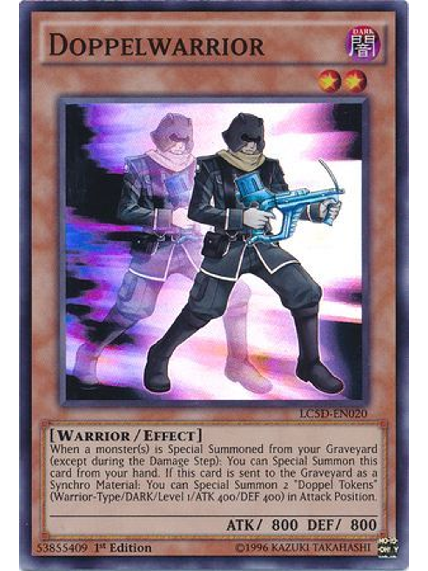 Doppelwarrior - LC5D-EN020 - Super Rare 1st Edition 1