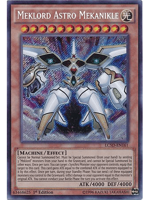 Meklord Astro Mekanikle - LC5D-EN161 - Secret Rare 1st Edition