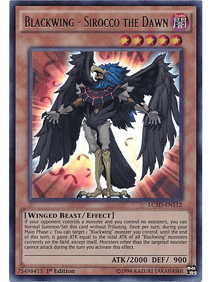 Blackwing - Sirocco the Dawn - LC5D-EN112 - Ultra Rare 1st Edition