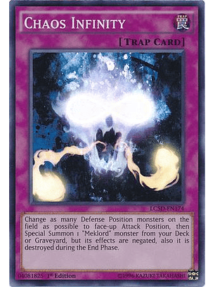 Chaos Infinity - LC5D-EN174 - Super Rare 1st Edition