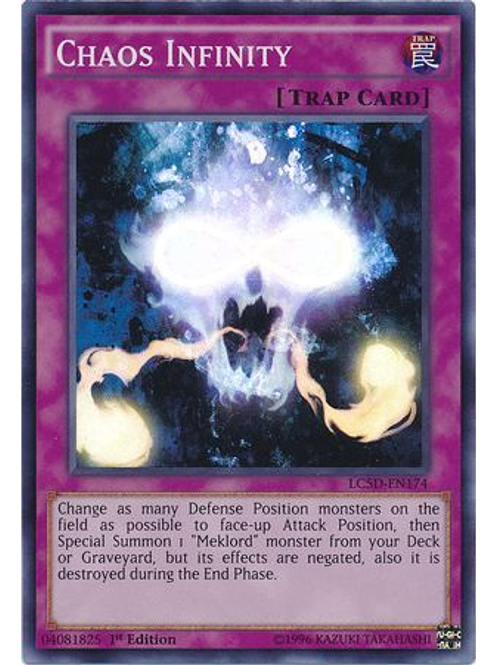 Chaos Infinity - LC5D-EN174 - Super Rare 1st Edition 1