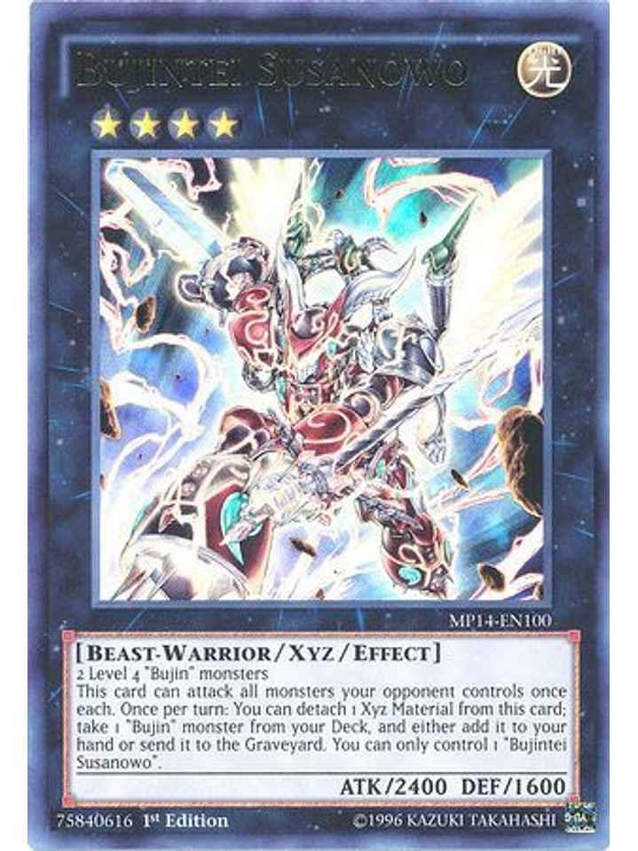 Bujintei Susanowo - MP14-EN100 - Ultra Rare 1st Edition 1