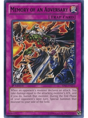 Memory of an Adversary - BP02-EN212 - Rare 1st Edition