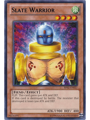 Slate Warrior - BP02-EN027 - Rare Unlimited