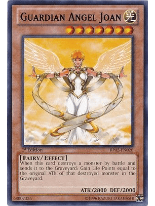 Guardian Angel Joan - BP02-EN026 - Rare 1st Edition