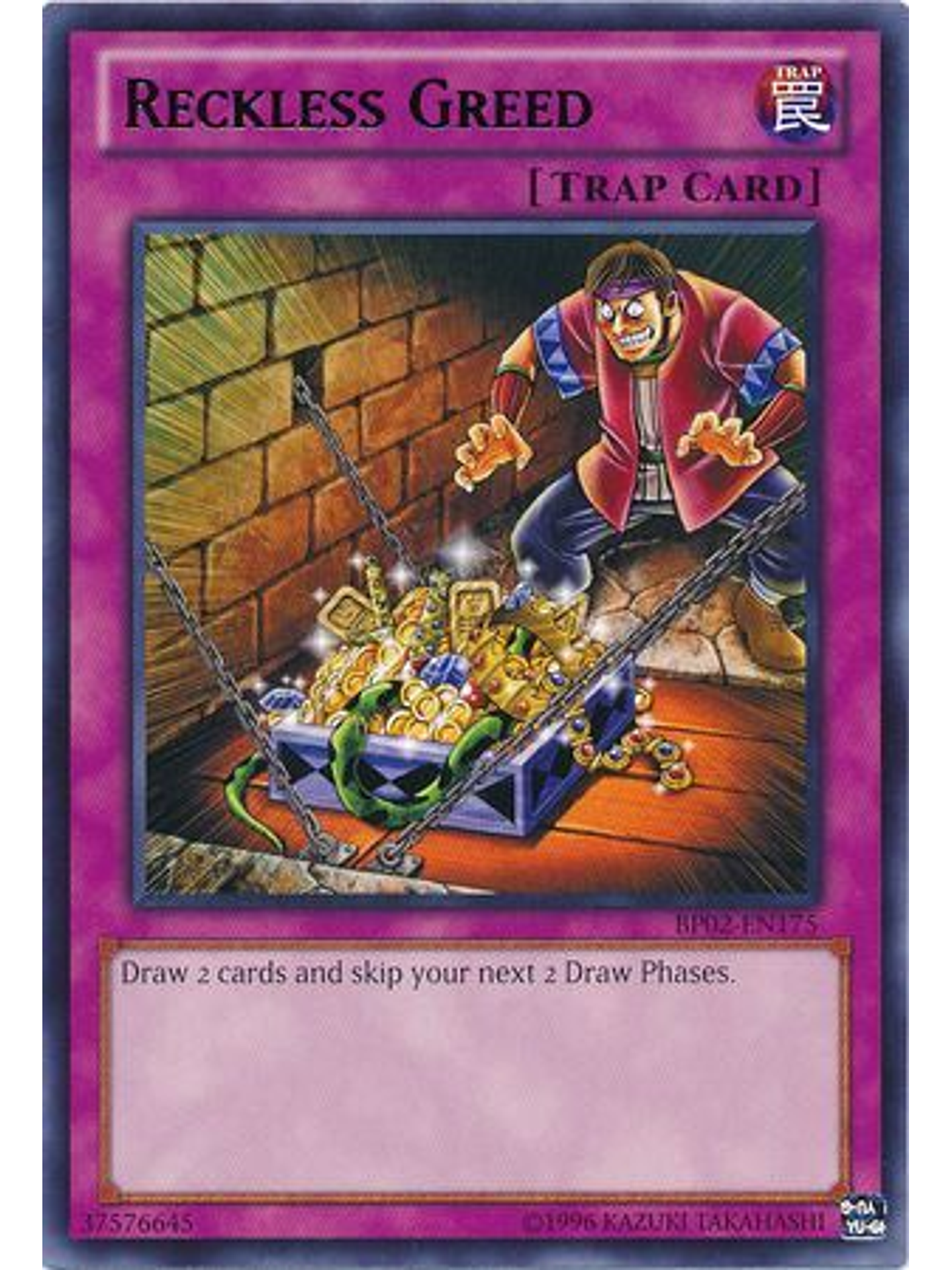 Reckless Greed - BP02-EN175 - Rare Unlimited 1