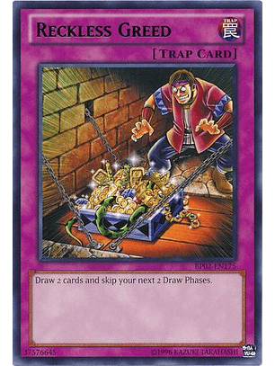 Reckless Greed - BP02-EN175 - Rare Unlimited