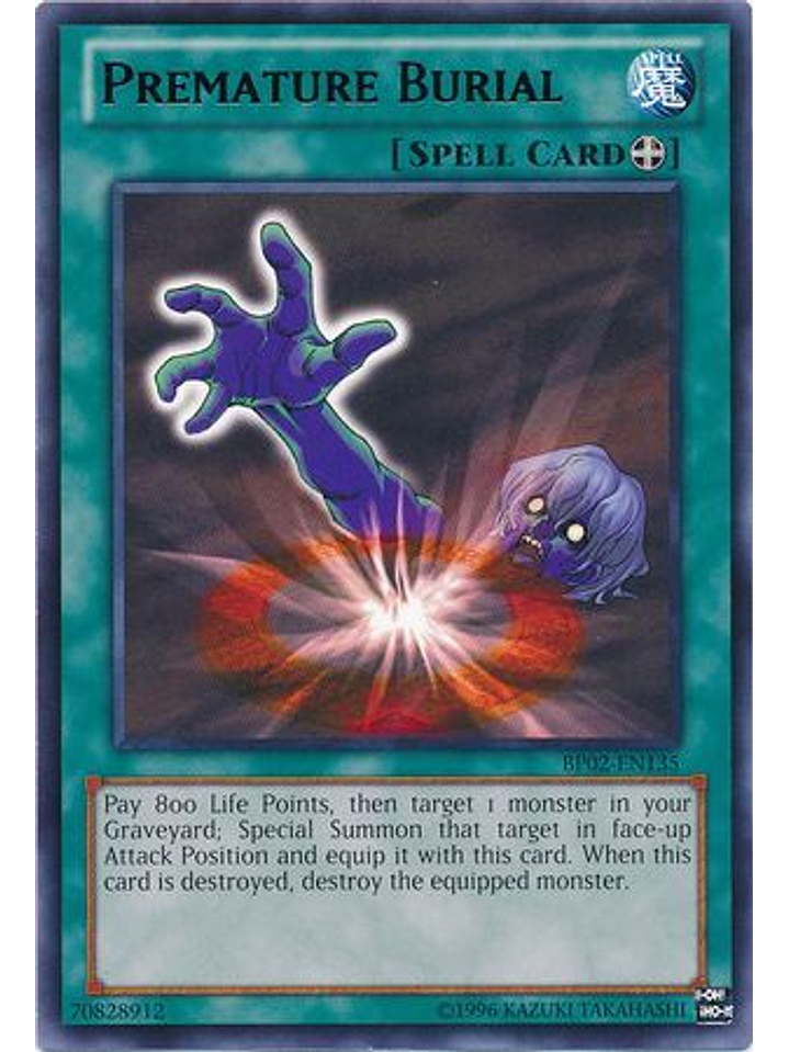 Premature Burial - BP02-EN135 - Rare Unlimited 1