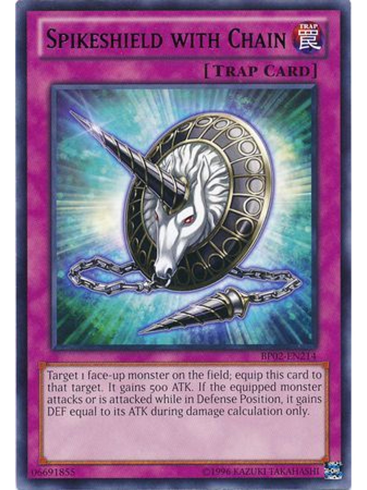 Spikeshield with Chain - BP02-EN214 - Rare Unlimited 1