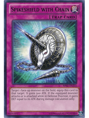 Spikeshield with Chain - BP02-EN214 - Rare Unlimited