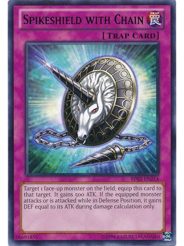 Spikeshield with Chain - BP02-EN214 - Rare Unlimited 1