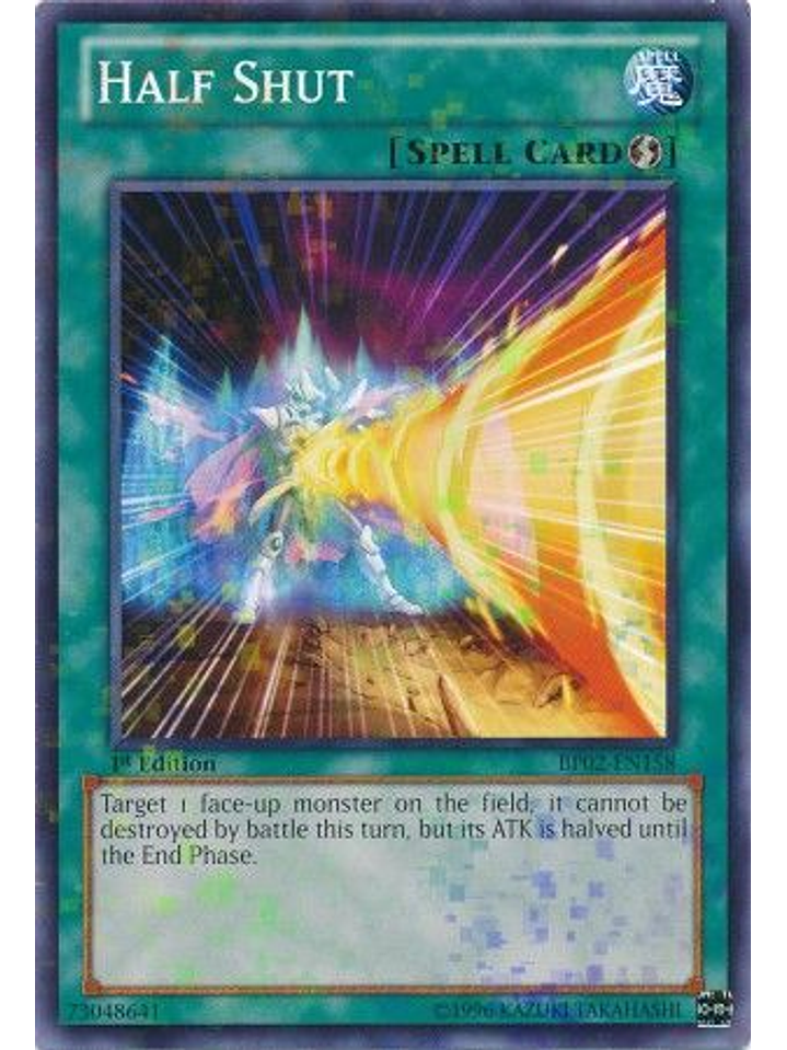 Half Shut - BP02-EN158 - Mosaic Rare 1st Edition 1