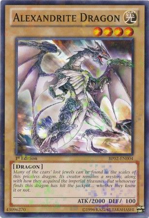 Alexandrite Dragon - BP02-EN004 - Mosaic Rare 1st Edition
