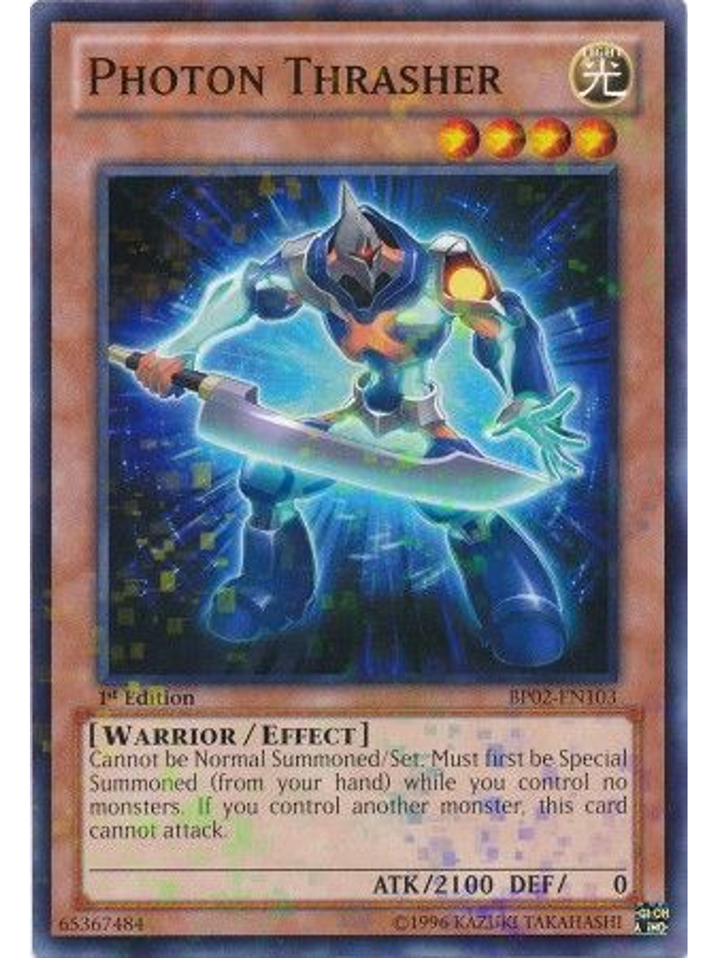 Photon Thrasher - BP02-EN103 - Mosaic Rare 1st Edition 1