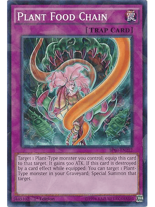Plant Food Chain - BP03-EN212 - Shatterfoil Rare 1st Edition