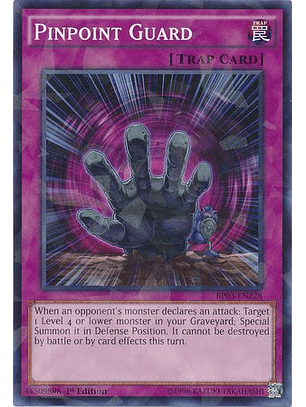 Pinpoint Guard - BP03-EN228 - Shatterfoil Rare 1st Edition