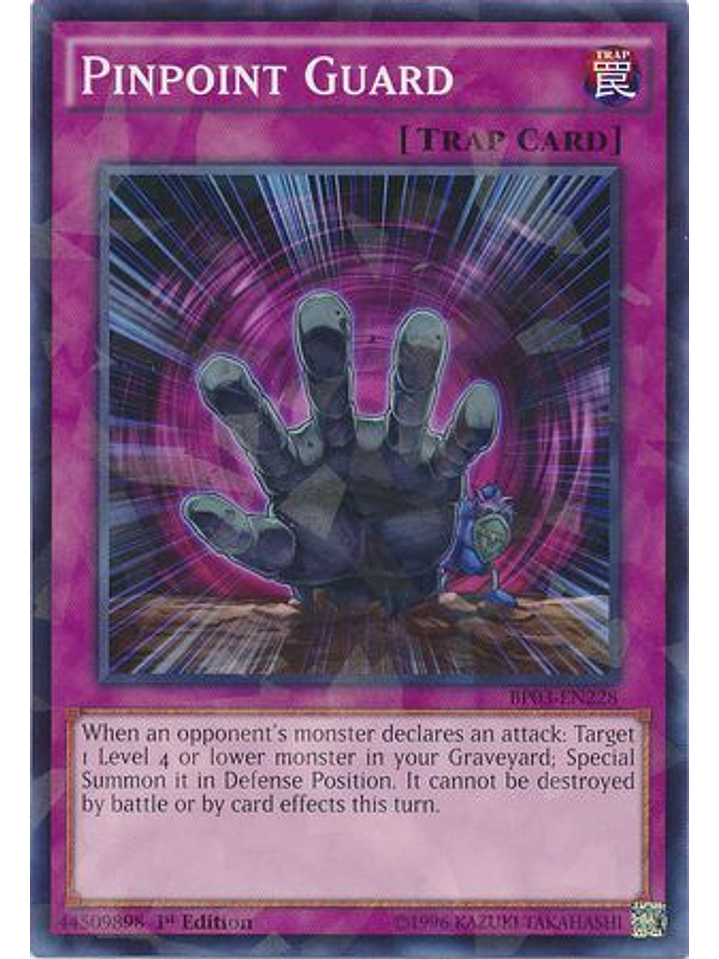 Pinpoint Guard - BP03-EN228 - Shatterfoil Rare 1st Edition 1