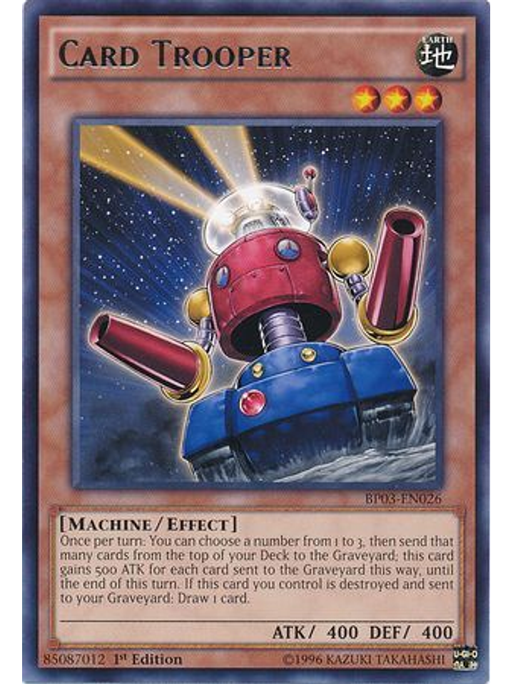 Card Trooper - BP03-EN026 - Rare 1st Edition 1