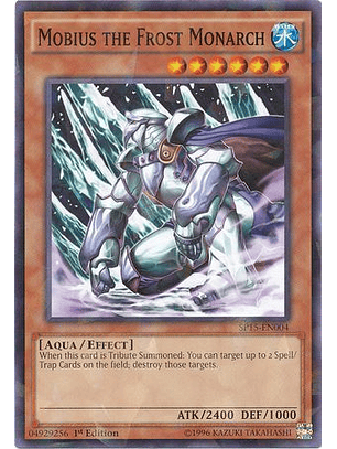 Mobius the Frost Monarch - SP15-EN004 - Shatterfoil Rare 1st Edition
