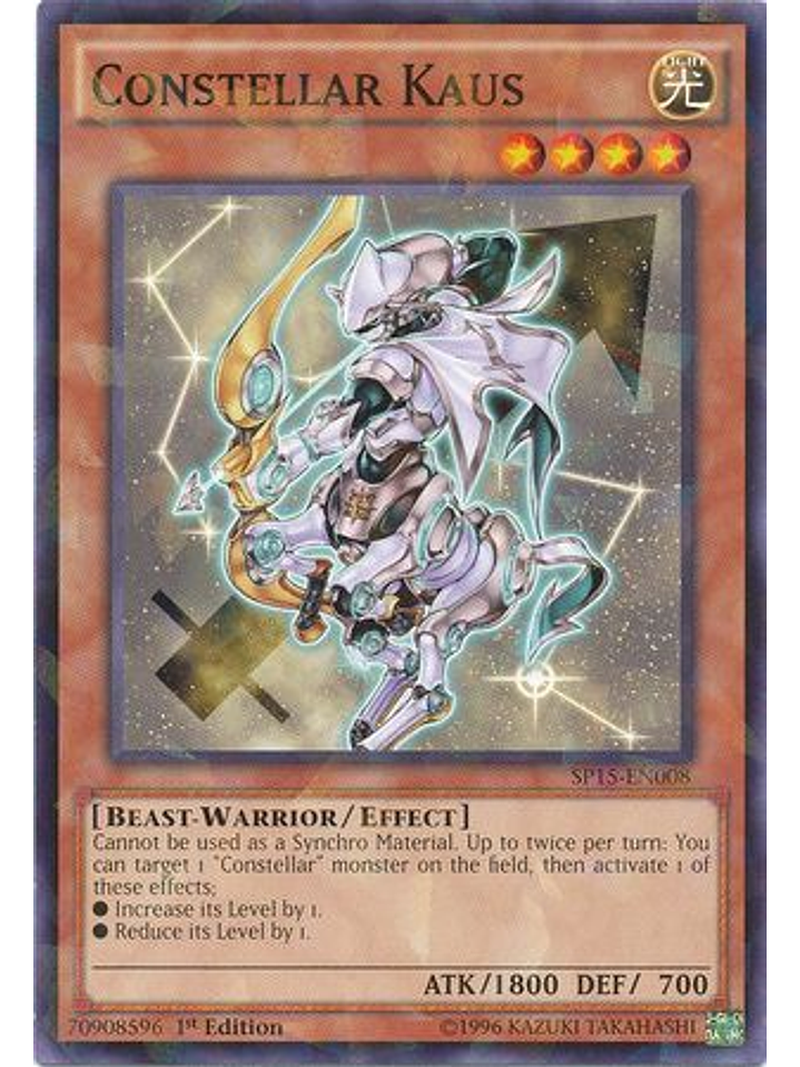Constellar Kaus - SP15-EN008 - Shatterfoil Rare 1st Edition 1